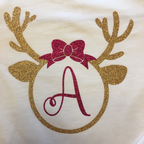 🦌 Monogram Reindeer Shirt 🦌 - Picture 2 of 2